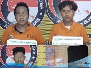 Sat Narkoba Polres Pelabuhan Belawan Tangkap Pengedar Pengguna Shabu